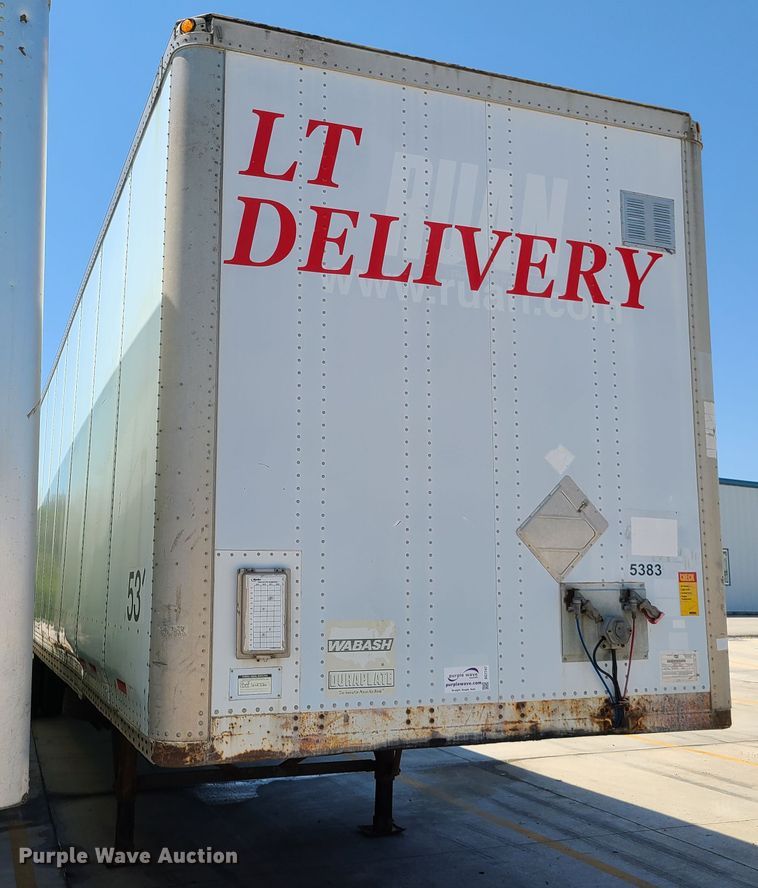 image for item DG7747 2000 Wabash dry van trailer