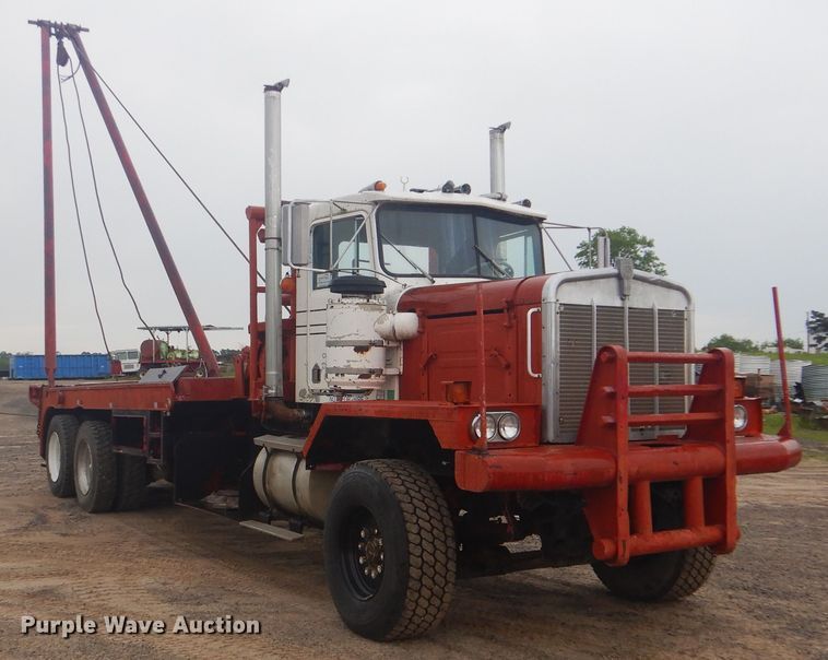 image for item DG8519 1981 Kenworth flatbed truck