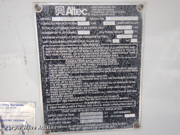 image for item DH2464 2009 Ford F650 Super Duty bucket truck