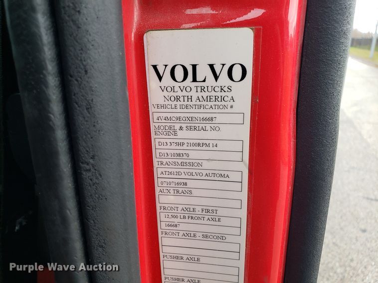 image for item DH5804 2014 Volvo VN semi truck