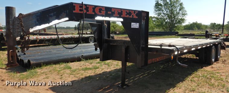 image for item DI0096 1997 Big Tex 20GN equipment trailer