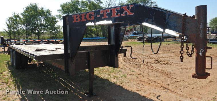 image for item DI0096 1997 Big Tex 20GN equipment trailer