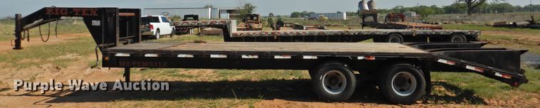 image for item DI0096 1997 Big Tex 20GN equipment trailer