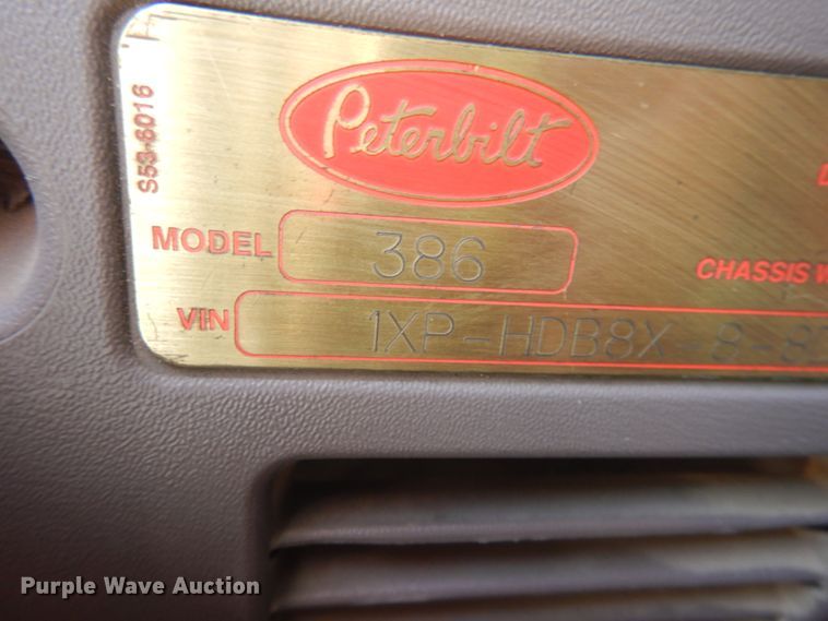 image for item GE9397 2008 Peterbilt 386 semi truck