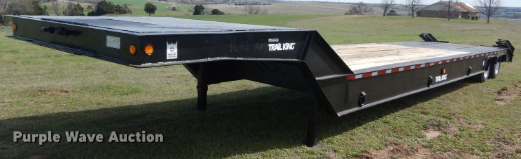 image for item GK9126 1989 Trail King TK70RGP-442 drop deck equipment trailer