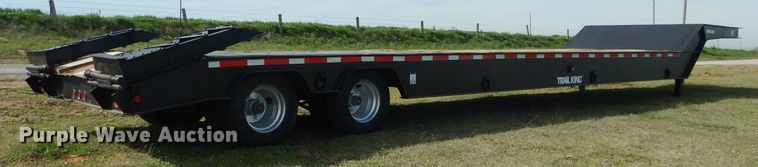 image for item GK9126 1989 Trail King TK70RGP-442 drop deck equipment trailer