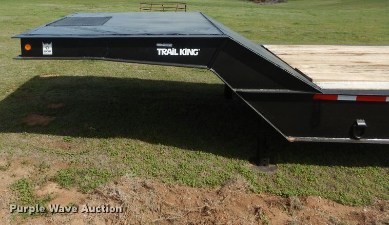 image for item GK9126 1989 Trail King TK70RGP-442 drop deck equipment trailer