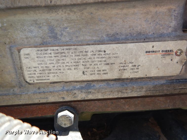 image for item GN9809 2006 Western Star 4900EX semi truck