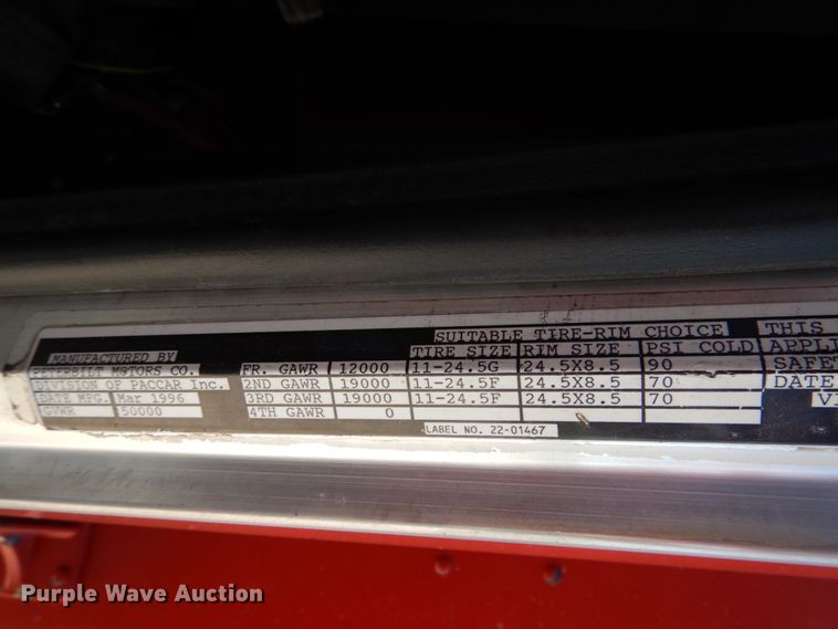 image for item GN9810 1996 Peterbilt 379EXHD semi truck