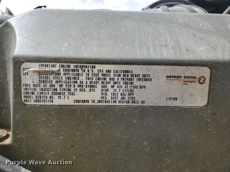 image for item GO9132 2003 Freightliner Columbia semi truck