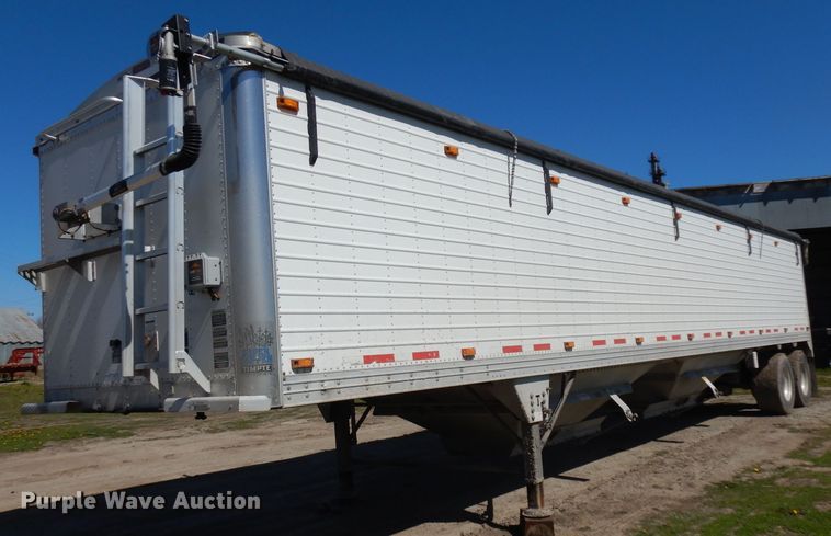 image for item GY9061 2009 Timpte double hopper bottom grain trailer