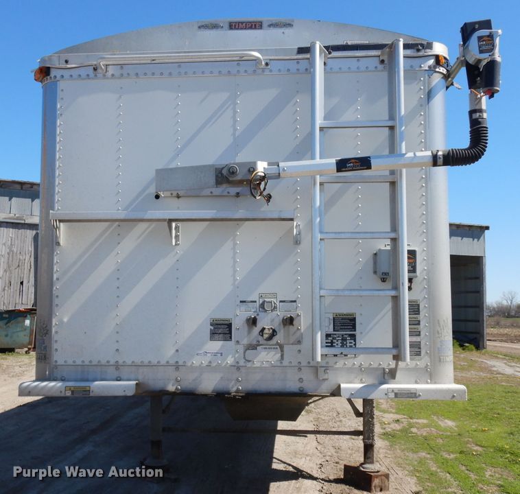 image for item GY9061 2009 Timpte double hopper bottom grain trailer