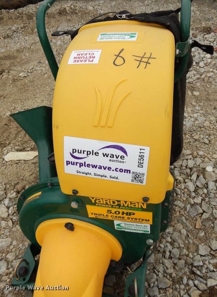 image for item DE5611 Yard Man 247-103A401 lawn vacuum