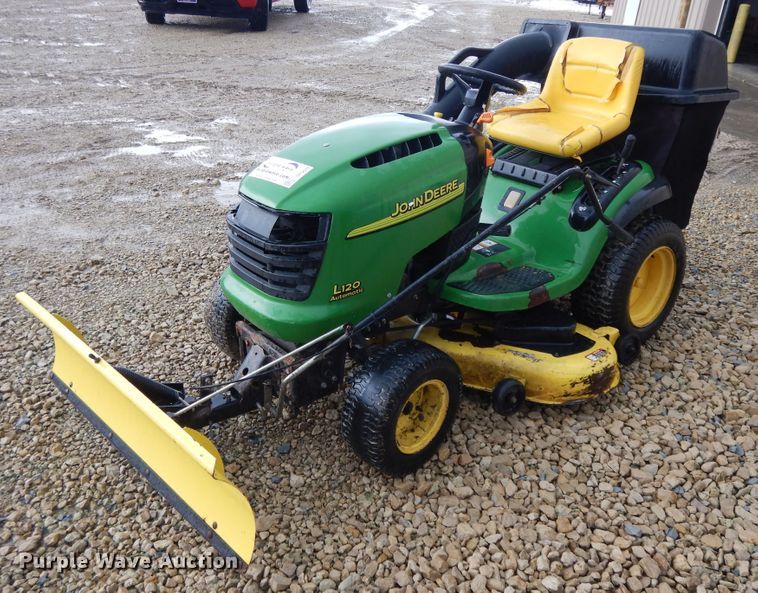 image for item DE5648 John Deere L120 lawn mower