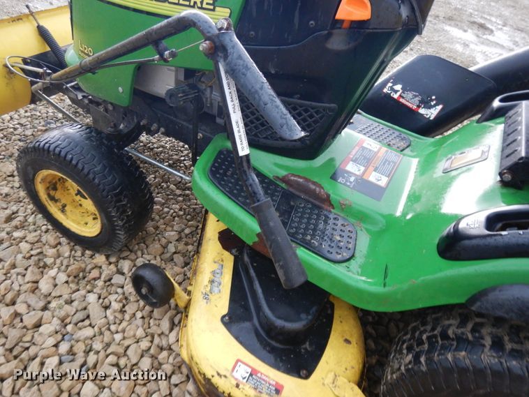 image for item DE5648 John Deere L120 lawn mower