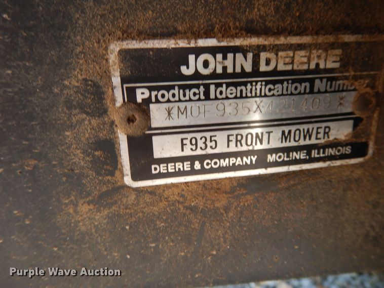 image for item DE5659 John Deere F935 lawn mower