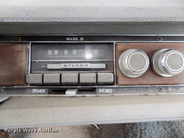 image for item DG2570 1970 Lincoln Continental Mark III