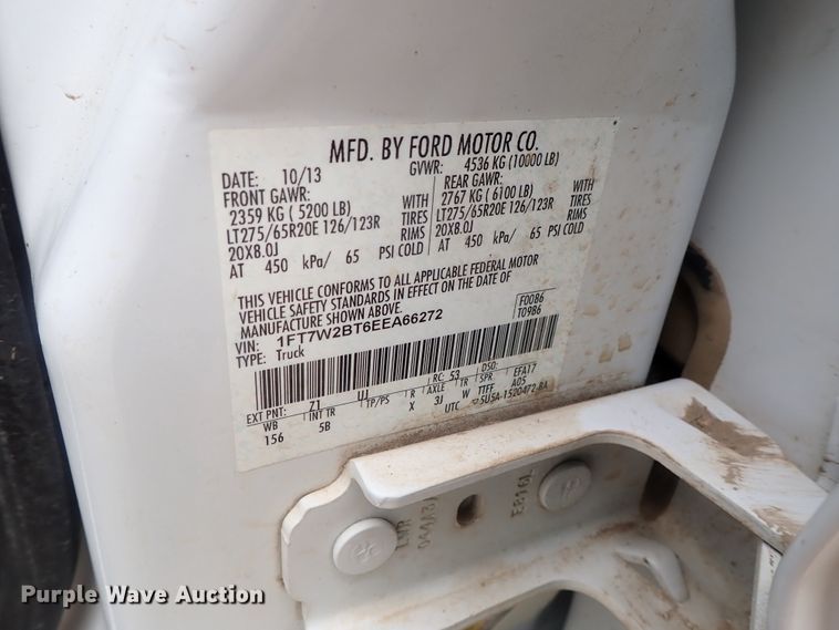 image for item DG3086 2014 Ford F250 Super Duty Lariat  Crew Cab pickup truck