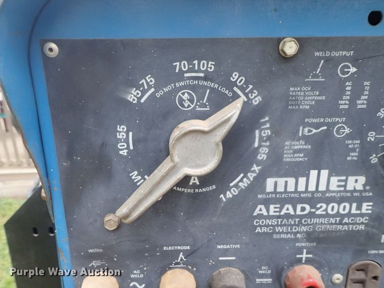 image for item DG3163 Miller AEAD-200LE welder/generator