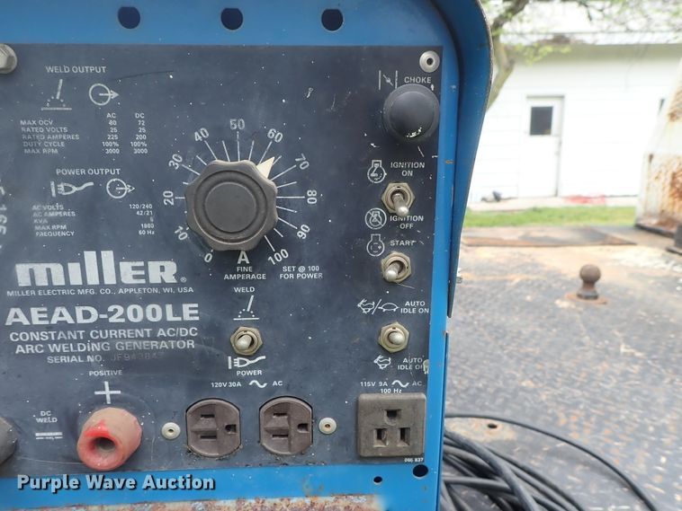 image for item DG3163 Miller AEAD-200LE welder/generator