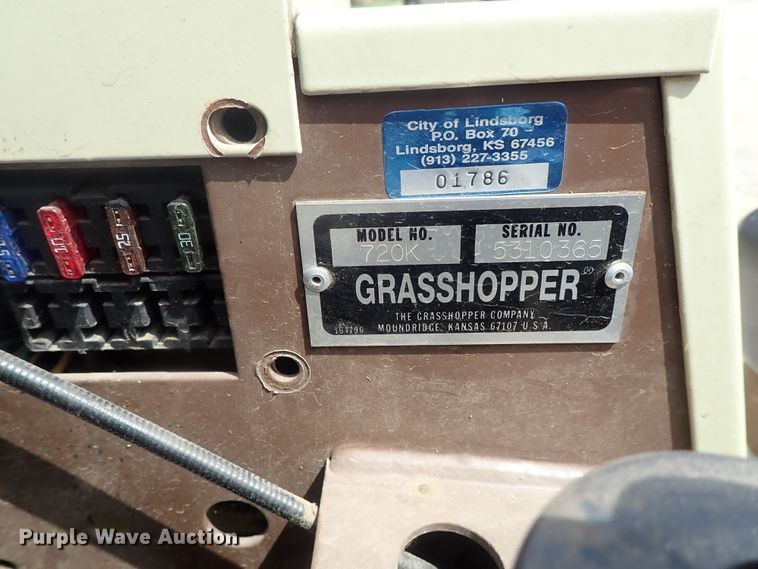 image for item DG3181 Grasshopper 720K ZTR lawn mower