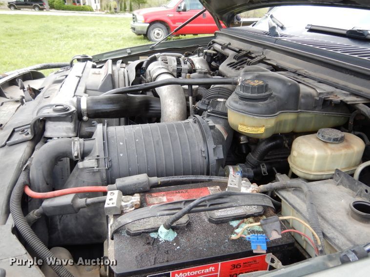 image for item DG6477 2004 Ford F350 Super Duty King Ranch Lariat  Crew Cab utility bed pickup truck