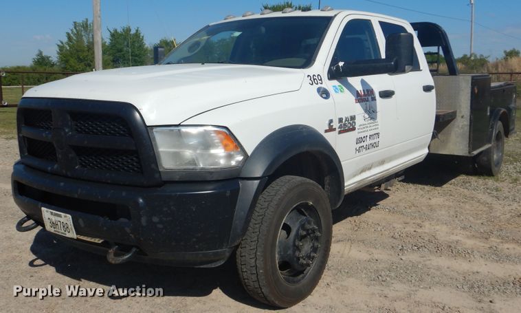 image for item DG8504 2014 Dodge Ram 4500HD Crew Cab utility truck