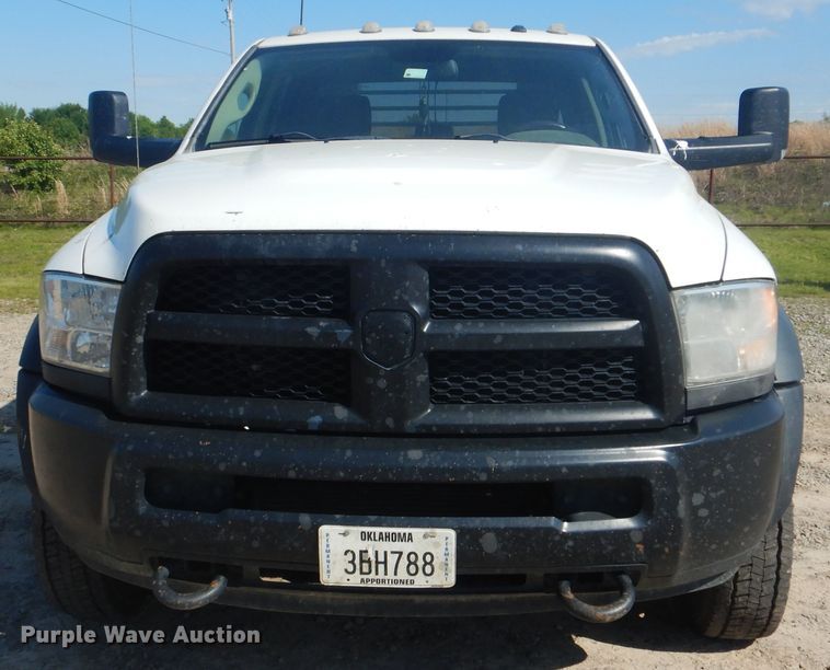 image for item DG8504 2014 Dodge Ram 4500HD Crew Cab utility truck