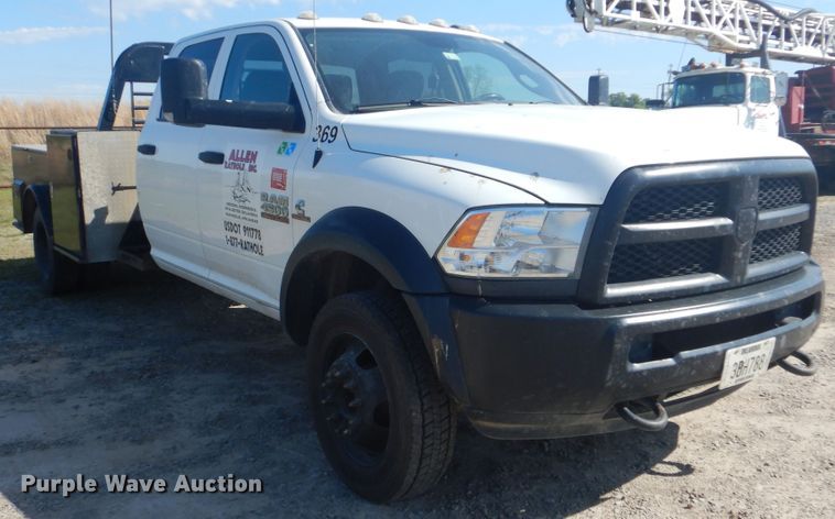 image for item DG8504 2014 Dodge Ram 4500HD Crew Cab utility truck