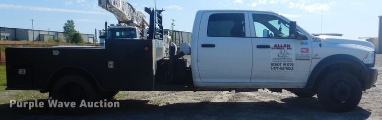 image for item DG8504 2014 Dodge Ram 4500HD Crew Cab utility truck