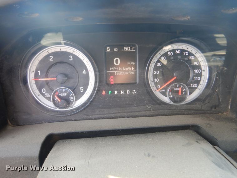 image for item DG8504 2014 Dodge Ram 4500HD Crew Cab utility truck