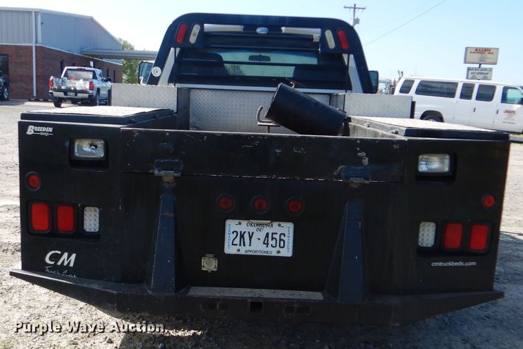 image for item DG8505 2008 Dodge Ram 3500HD  Quad Cab utility bed pickup truck