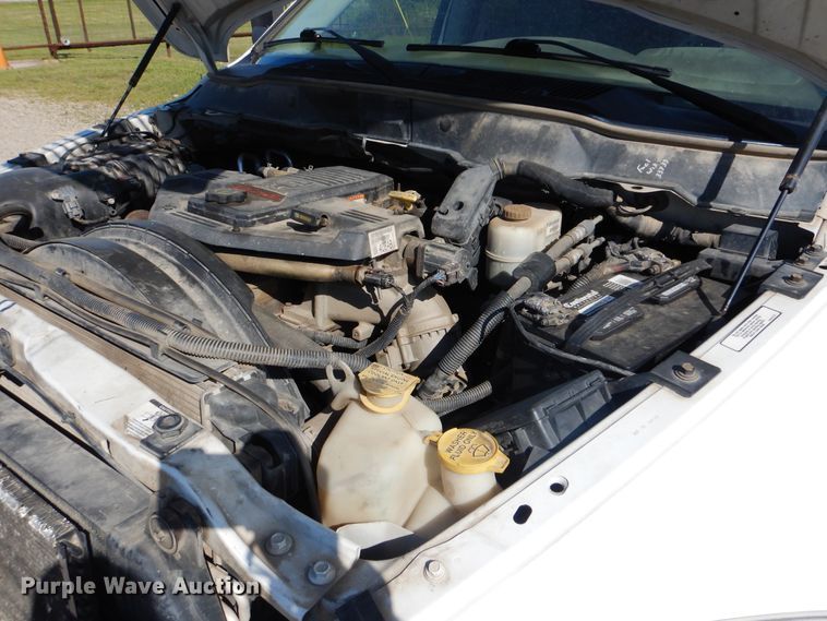 image for item DG8505 2008 Dodge Ram 3500HD  Quad Cab utility bed pickup truck