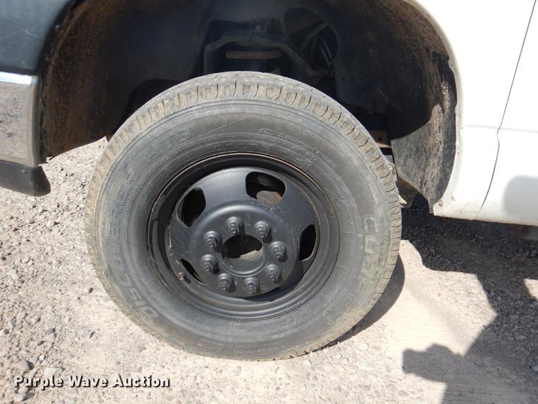 image for item DG8505 2008 Dodge Ram 3500HD  Quad Cab utility bed pickup truck