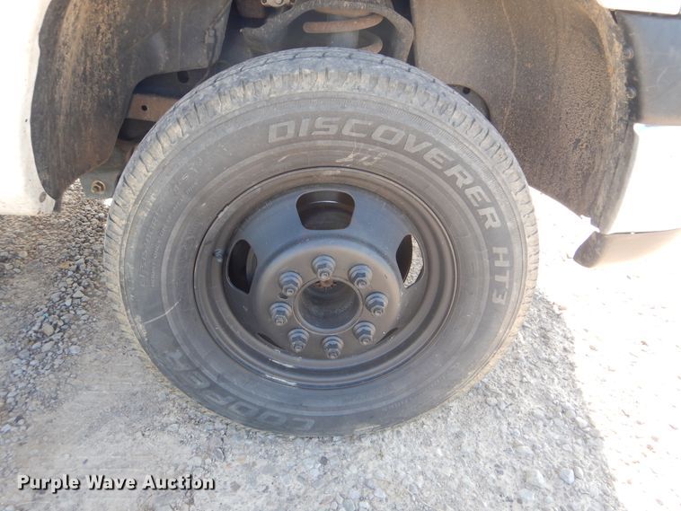 image for item DG8505 2008 Dodge Ram 3500HD  Quad Cab utility bed pickup truck