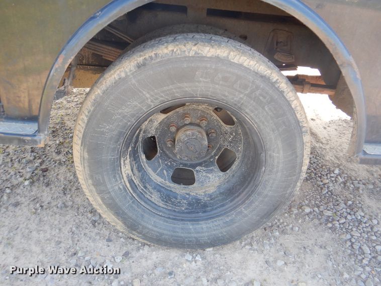 image for item DG8505 2008 Dodge Ram 3500HD  Quad Cab utility bed pickup truck