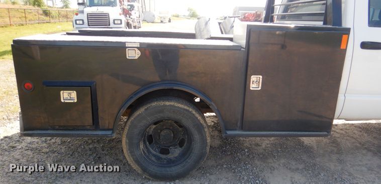 image for item DG8505 2008 Dodge Ram 3500HD  Quad Cab utility bed pickup truck