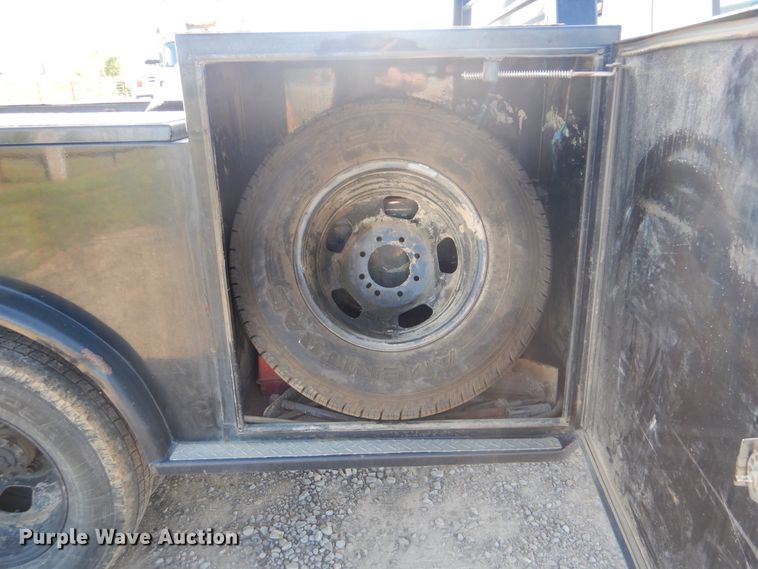 image for item DG8505 2008 Dodge Ram 3500HD  Quad Cab utility bed pickup truck