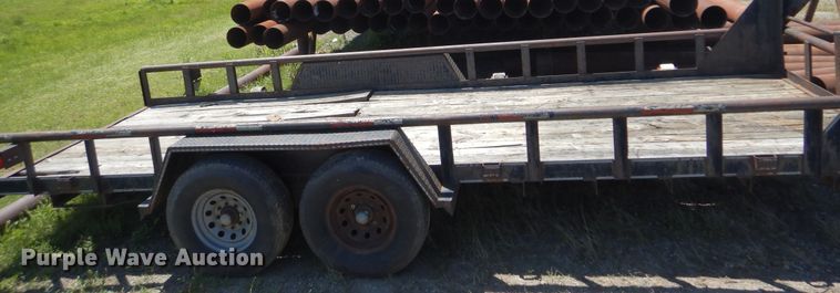 image for item DG8525 2001 Texas Bragg equipment trailer