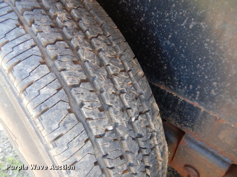 image for item DG8525 2001 Texas Bragg equipment trailer