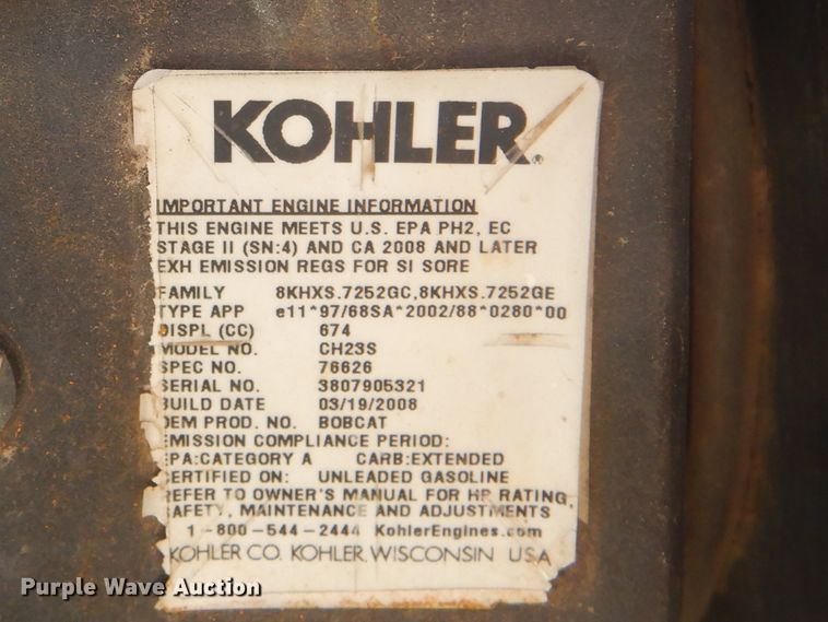 image for item DG8528 Miller Bobcat 225 welder/generator