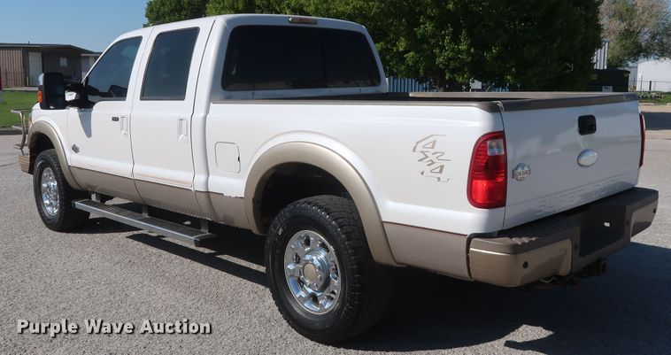 image for item DH0861 2012 Ford F250 Super Duty Lariat King Ranch  Crew Cab pickup truck
