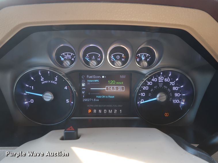 image for item DH0861 2012 Ford F250 Super Duty Lariat King Ranch  Crew Cab pickup truck