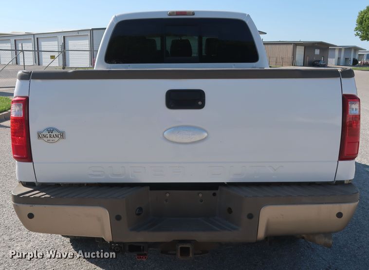 image for item DH0861 2012 Ford F250 Super Duty Lariat King Ranch  Crew Cab pickup truck