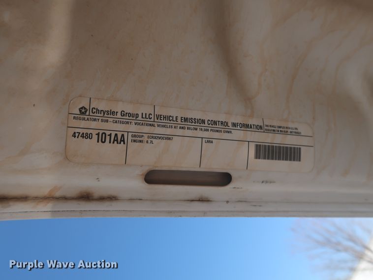 image for item DH0863 2014 Dodge Ram 3500HD  Crew Cab pickup truck cab & chassis