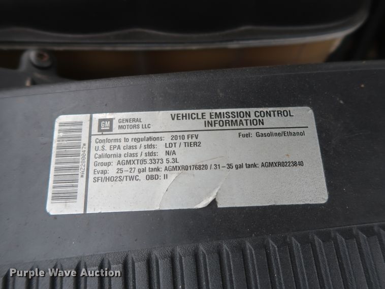 image for item DH0870 2010 Chevrolet Silverado 1500 LT  Ext. Cab pickup truck