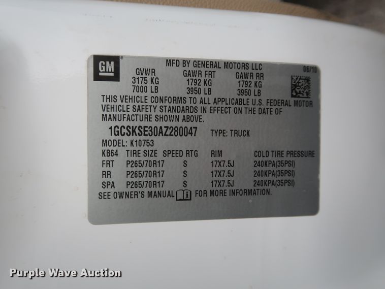 image for item DH0870 2010 Chevrolet Silverado 1500 LT  Ext. Cab pickup truck