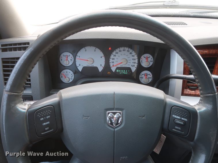 image for item DH0871 2006 Dodge Ram 3500HD Quad Cab pickup truck