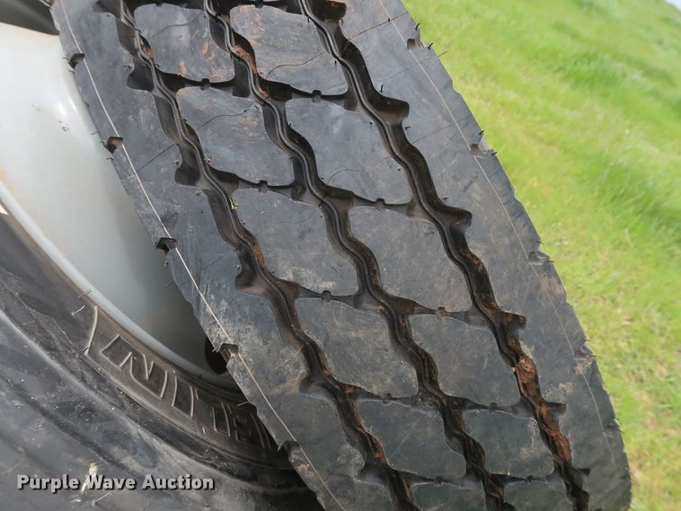 image for item DH0875 (4) Michelin XZY3 11R22.5 tires and wheels