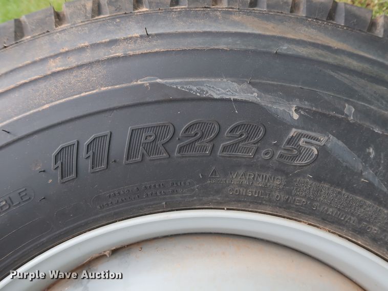 image for item DH0875 (4) Michelin XZY3 11R22.5 tires and wheels